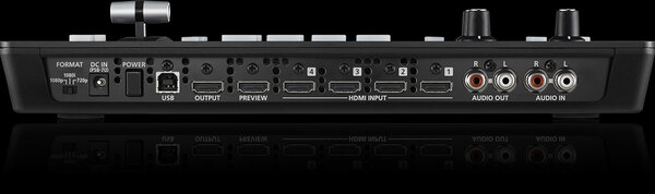 V-1HD HD VIDEO SWITCHER WITH 4 HDMI INPUTS & 2 OUTPUTS/ SUPPORTS FULL HD 1080P/ 12-CH AUDIO MIXER INCLUDED